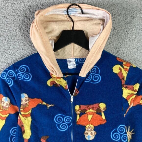 Last Airbender Nickelodeon Pajama One Piece Suit Unisex Kids‎ Size Small Aang - Picture 3 of 13